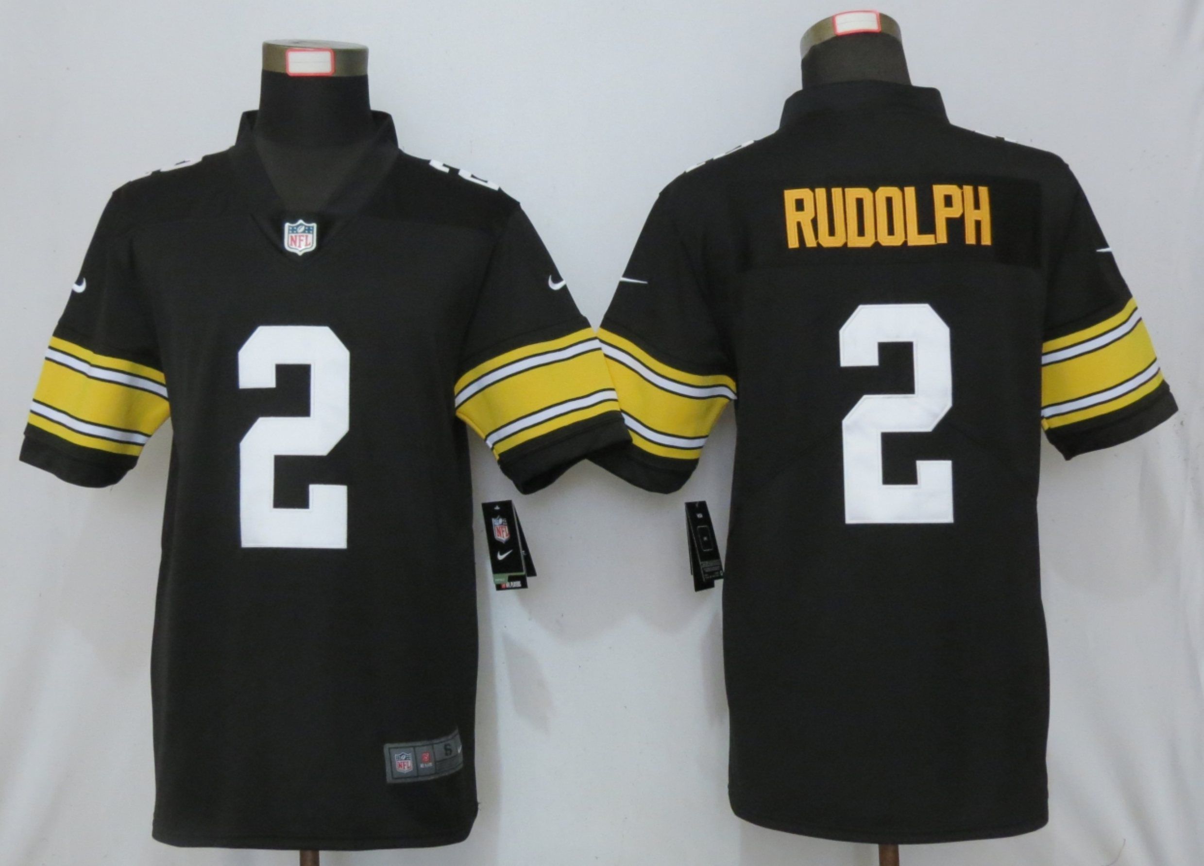 Men Pittsburgh Steelers #2 Rudolph Nike Black Alternate Game NFL Jerseys->pittsburgh steelers->NFL Jersey